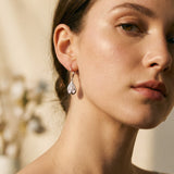 Tree of Life Earrings in Opal and Silver