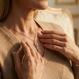 Elegant Silver and Gold Necklace