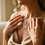 Three-Layer Stainless Steel Necklace
