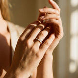Platinum Heart Opal and Diamond Ring