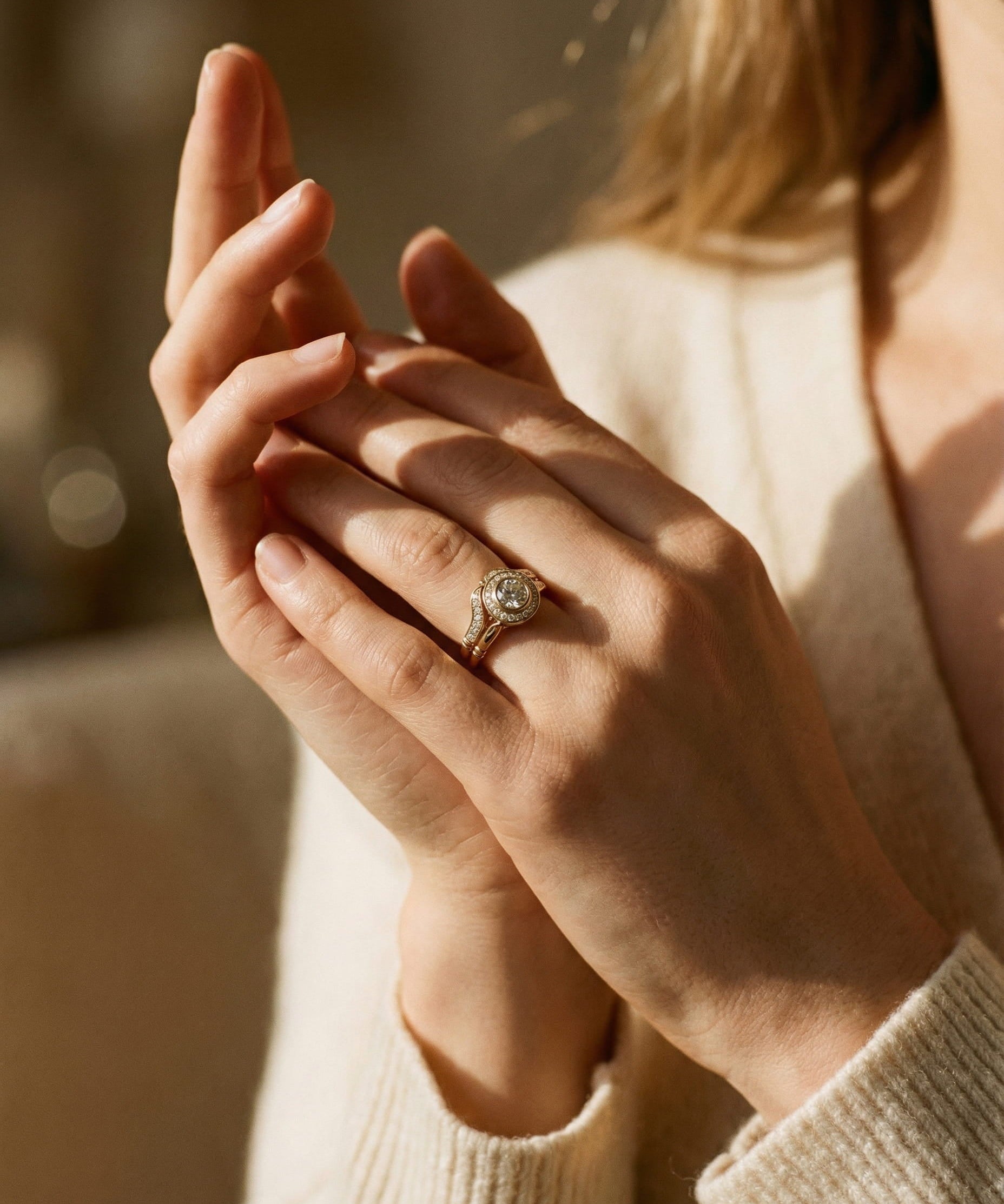 Gold Micro-Inlay Ring