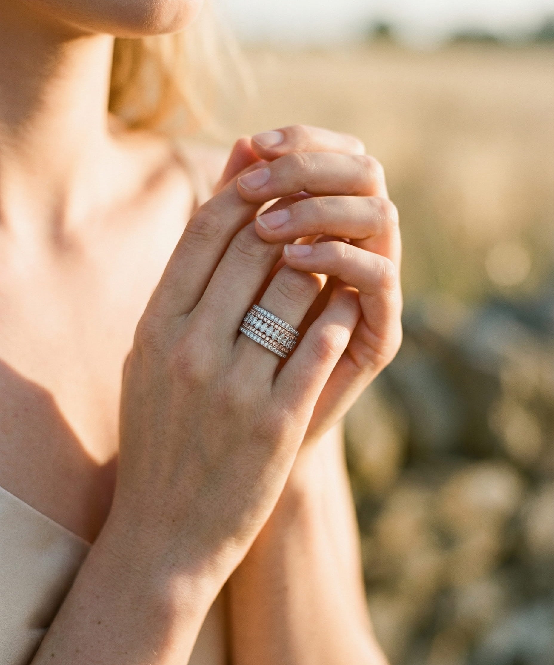 Simple Stone Ring for Women
