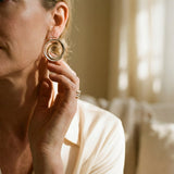 Vintage Spiral Wave Earrings