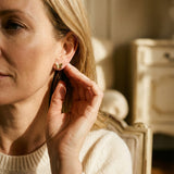 Small Gold Papillon Earrings