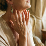 Vintage Earrings with Natural Stones