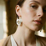 Vintage Silver Spiral Earrings