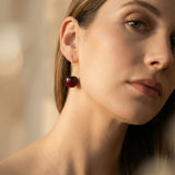 Luxurious Red Cherry Earrings