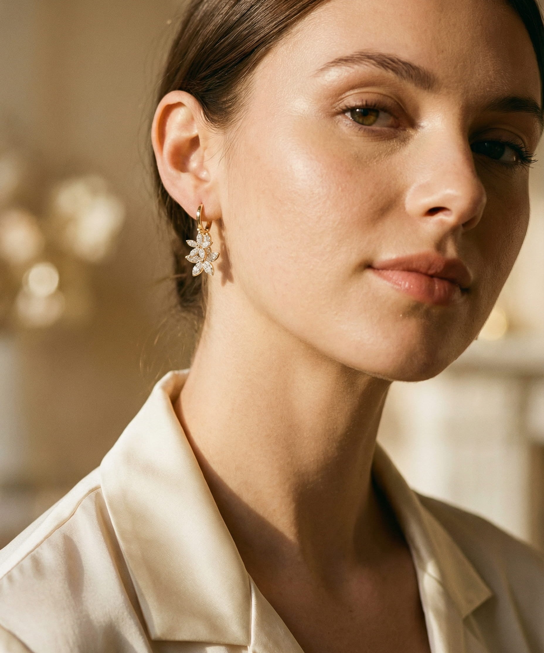 Spring Star Drop Earrings