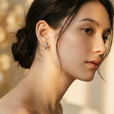 Silver Snake Earrings