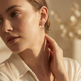 Crystal Flower Earrings