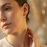 Silver Turquoise Crystal Earrings