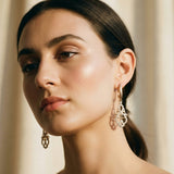 Elegant Gold Cubic Zirconia Earrings