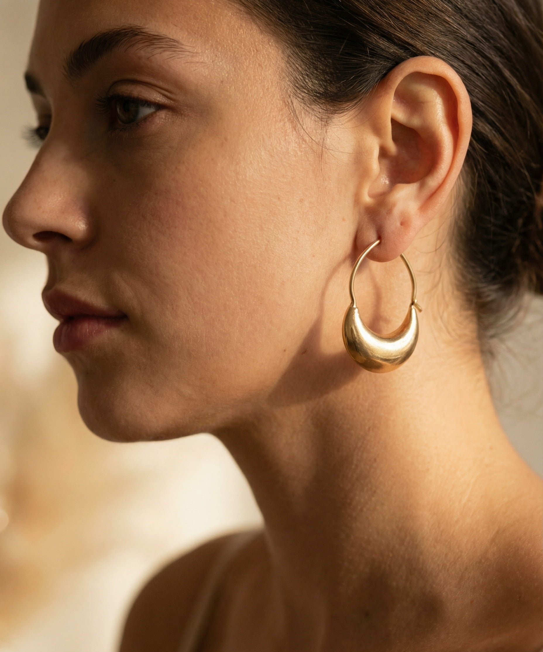 Vintage Gold Basket Earrings
