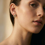 Sparkling Gold Unicorn Earrings