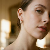 Elegant Heart-Shaped Pearl Inlay Earrings