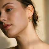 Luisa Elegant Emerald Earrings