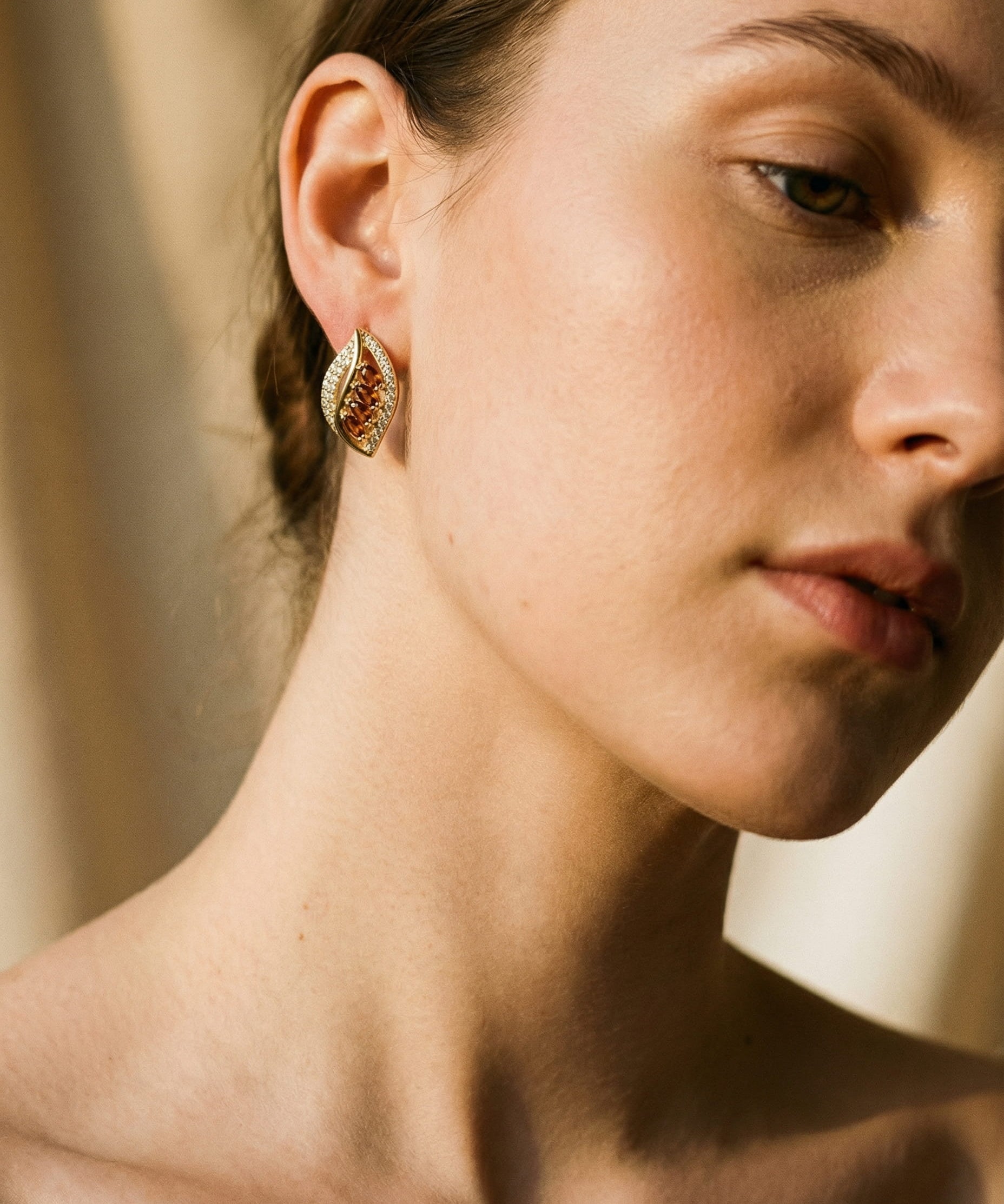 Isola Rosavere Gold Earrings