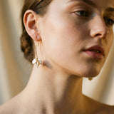 Elegant Pearl and Crystal Earrings