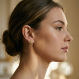 Gold Starfish Earrings