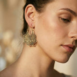 Lotus Mandala Earrings