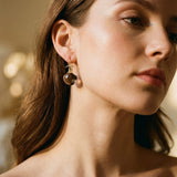 Vintage Cosmic Crystal Earrings