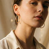 Vintage Gold Hoop Earrings