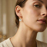 Gold and Silver Earrings
