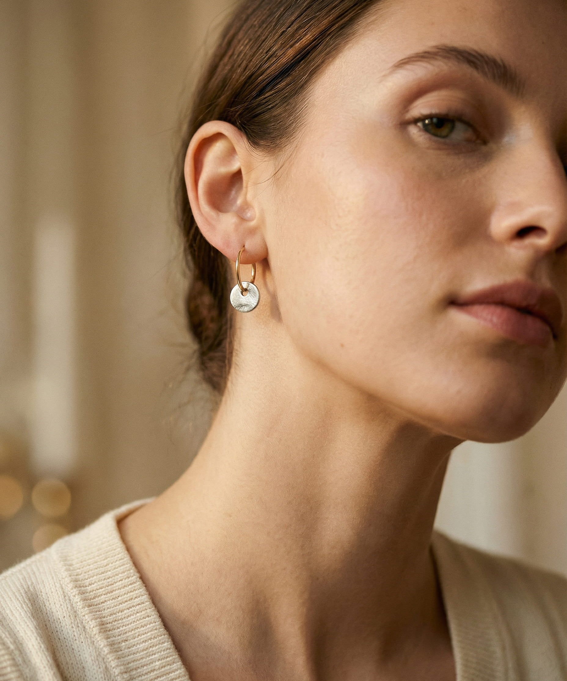Gold and Silver Earrings