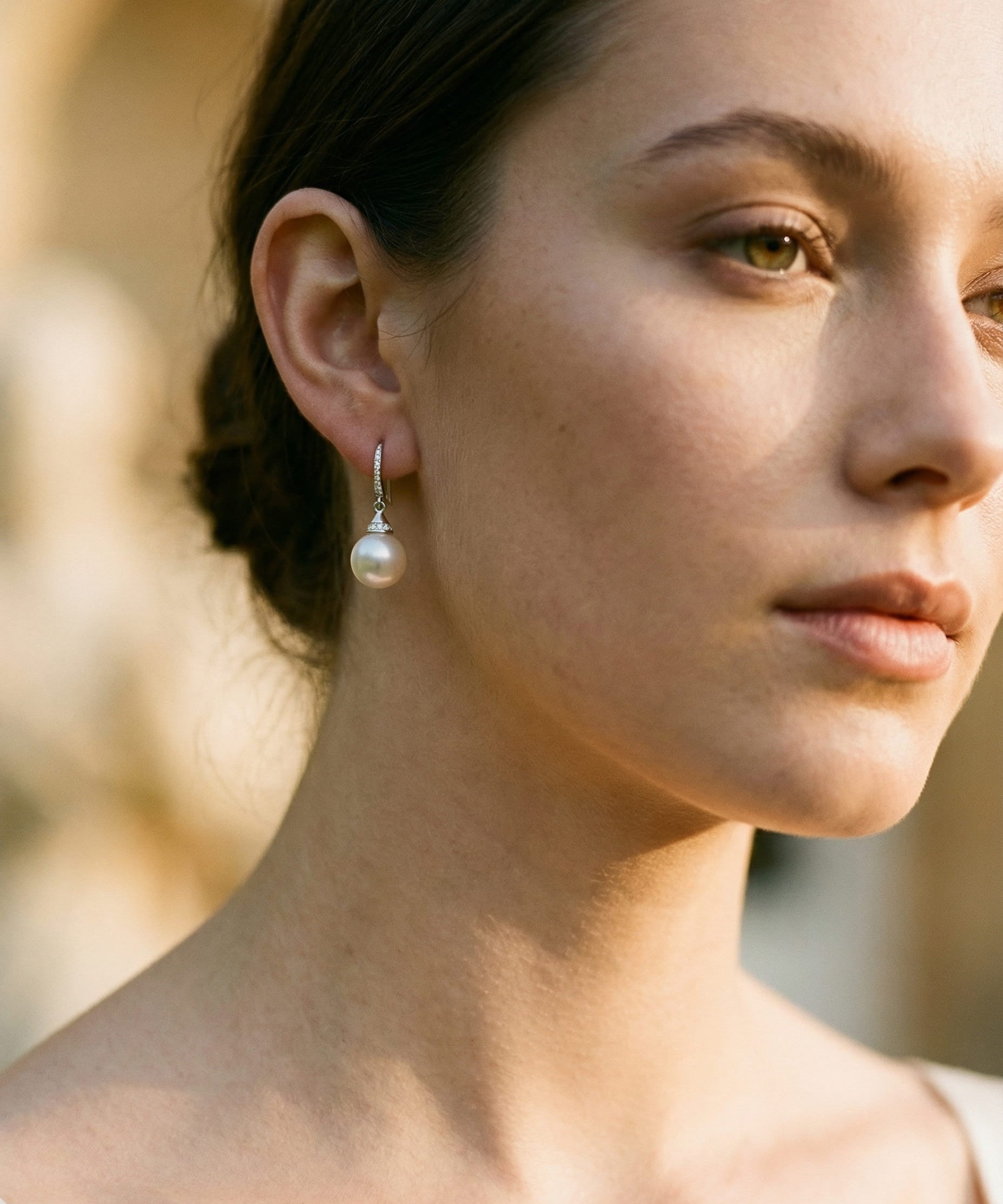 Lustrous Pearl Earrings