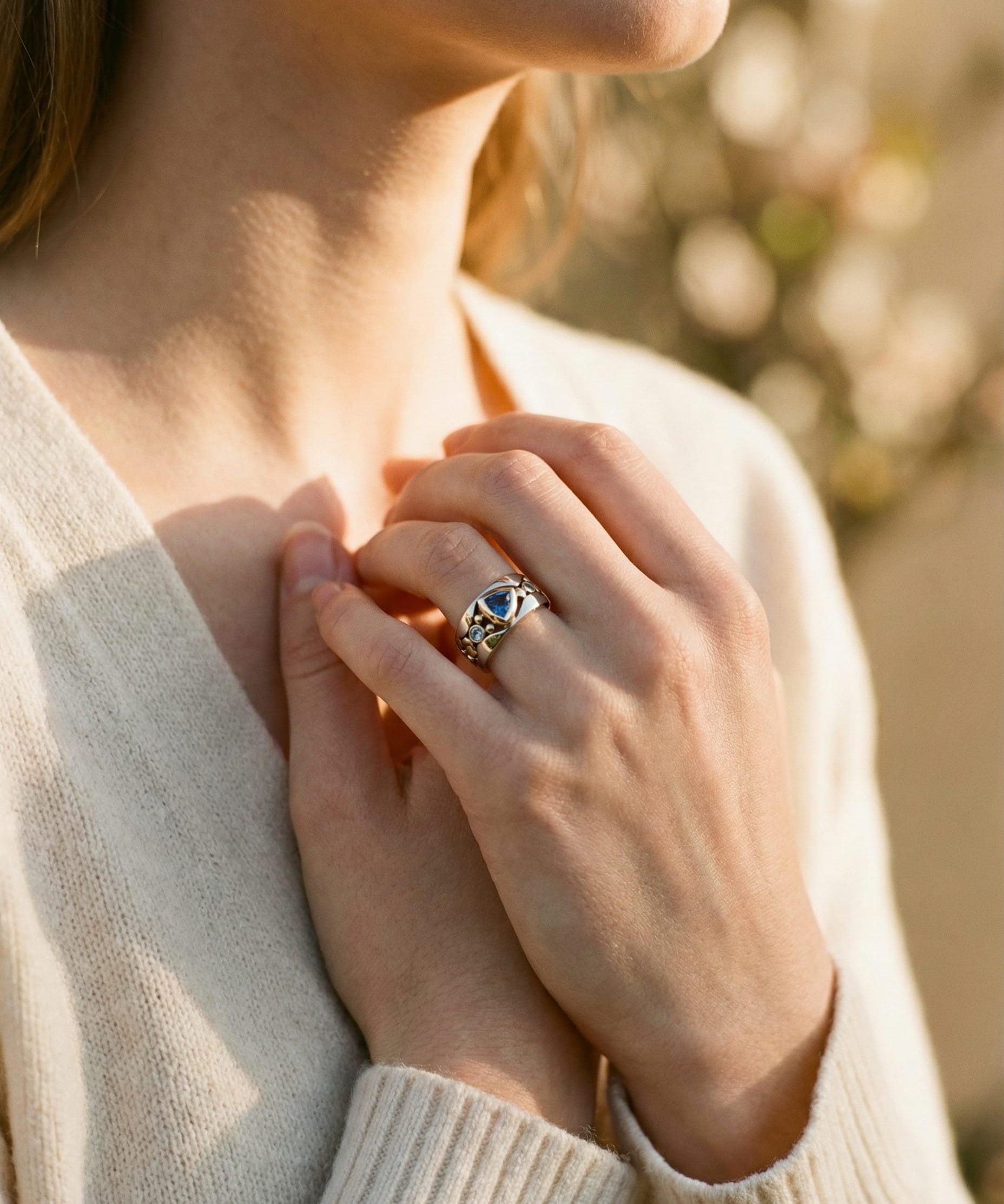Vintage Blue Ring
