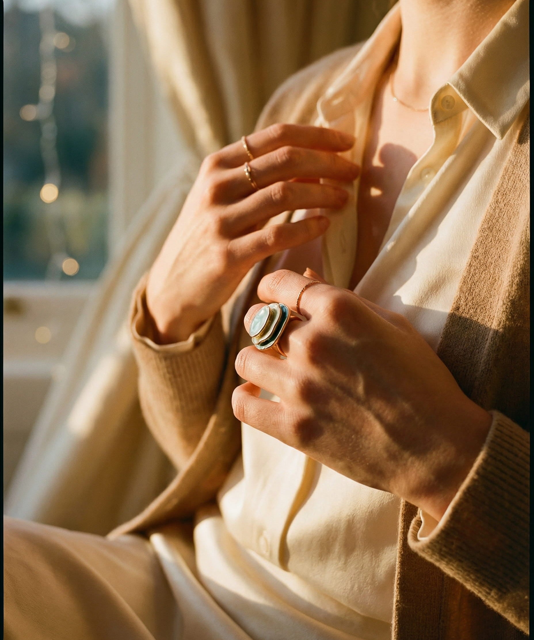 Vintage 3-Layer Ring