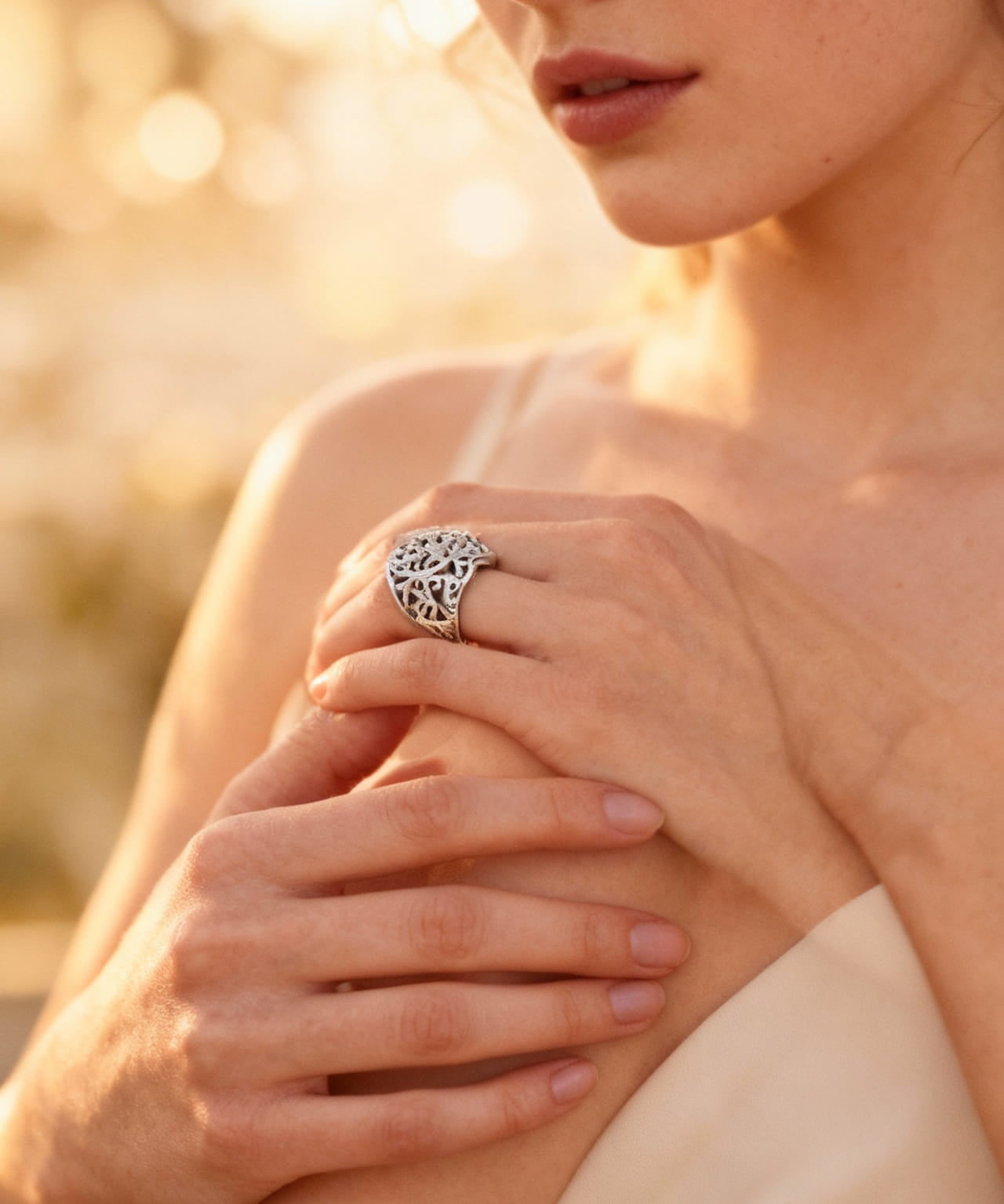 Silver Heart Ring