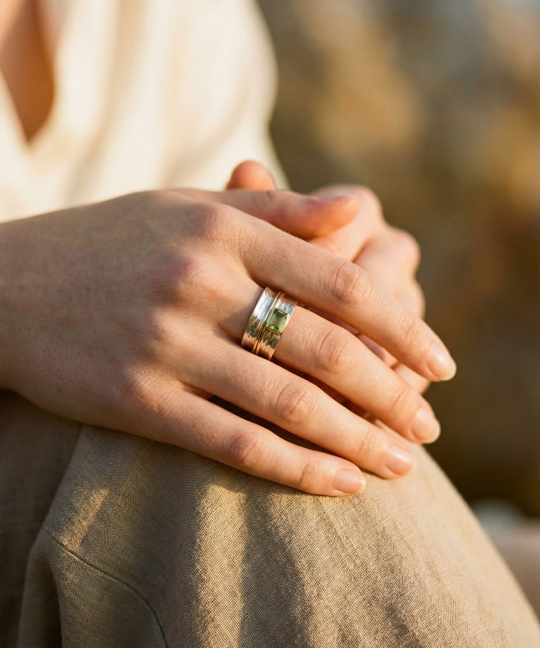 Natural Gemstone Ring
