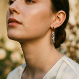 Elegant Rectangular Gold Earrings