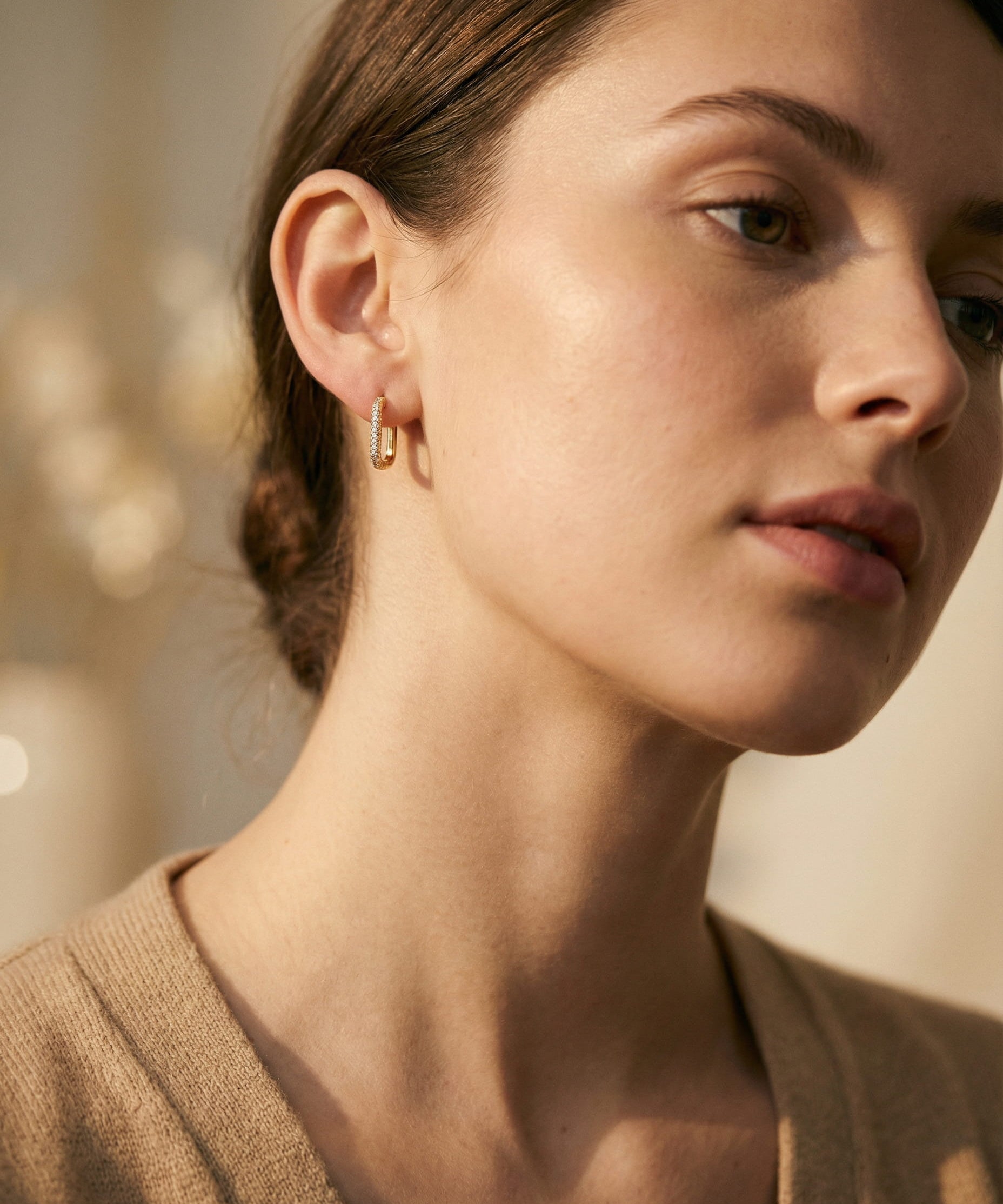 Valerie Square and Circular Earrings