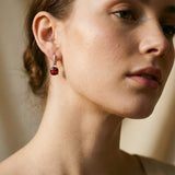 Ruby and Diamond Earrings