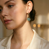 Vintage Antique Gold Floral Earrings