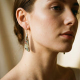 Vintage Earrings with Natural Stones