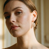 Elegant Sparkling Gold Earrings