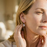 Elegant Colourful Crystal Earrings