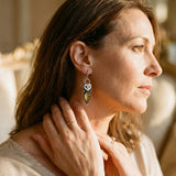 Boho Owl Drop Earrings