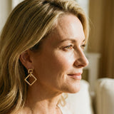 Gold-Plated Multi-Layer Earrings