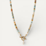 Vintage Gold Stone Necklace