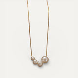 Gold Freshwater Pearl Necklace