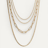 Three-Layer Stainless Steel Necklace