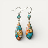 Vintage Colourful Stone Earrings