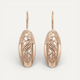 Elegant Gold Hollow Earrings