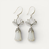 Vintage White Opal Earrings