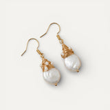 Retro Special Shape Freshwater Pearl Earrings