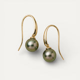 Elegant Olive Pearl Earrings